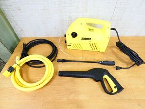 ■⑧KARCHER ケルヒャー 家庭用高圧洗浄機 K2.00 年式不明 欠品あり 動作確認済＠120(03)