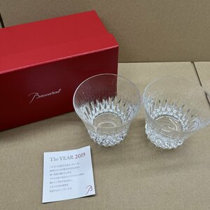 124679◎【美品】Baccarat バカラ イヤーグラス 2019 ヴィータ タンブラー ロックグラス ペア 保存箱有