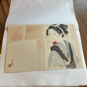 即決！模写 近藤紫雲/レア肉筆美人画 (検索＝伊東深水 鏑木清方 上村松園 鰭崎英朋 菊池契月 島成園 木谷千種 池田蕉園 伊藤小坡)