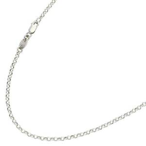 クロムハーツ Chrome Hearts NECKCHAIN R20/ロールチェーン20inch サイズ:20inch シルバーネックレス 中古 SJ02