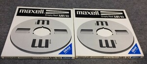 Maxell 10号メタルリール MR-10 2本セット 元箱2個
