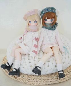 BJDドール用衣装セット MDD/kumakoサイズ 双子 全2色 球体関節人形 doll 洋服