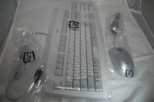 純正新品 NEC KU-1778 USB接続 有線 日本語キーボード JP配列 ホワイト マウス セット 新品未使用