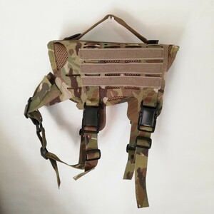 KILONINER キロナイナー M4 Tactical MOLLE Vest Laser Cut Mサイズ MULTICAM 未使用品 デッドストック [マルチカム 犬 ハーネス ドッグ]