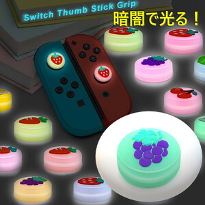 暗闇で光る☆ Nintendo Switch/Lite 対応 スティックカバー 【dco-151-16】 蓄光 シリコン キャップ スイッチ ジョイコン