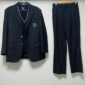 芦屋学園中学校・高校 男子制服 冬服　セットアップ スラックス ジャケット 学生服