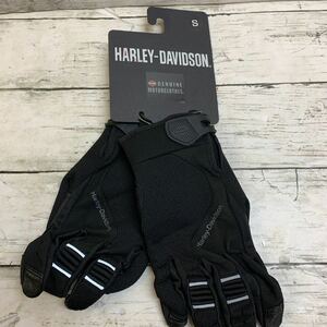 【未使用】Harley-Davidson 純正 グローブ レザー メッシュ 黒 ブラック 97119-21VM Sサイズ グローブ 手袋 ハーレーダビッドソン ハーレー