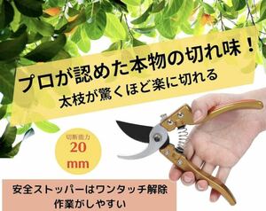 剪定ばさみ 枝切りばさみ 剪定鋏 園芸はさみ ガーデニング 盆栽 鋏 枝木の剪定 使いやすい 