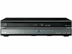 【中古】 三菱電機 320GB 2チューナー ブルーレイレコーダー VHS一体型 REAL DVR-BV530