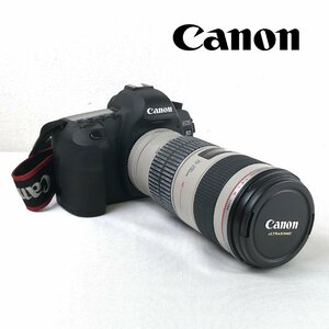 1205【ジャンク】 Canon キヤノン EOS 5D デジタル一眼レフカメラ デジカメ / レンズ EF 70-200mm 1:4 L IS USM