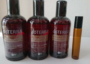 doTERRA ドテラ ココナッツオイル 115ml 3本&お好みのロールオン ブレンドオイル