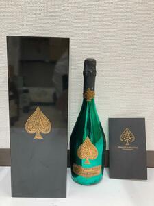 GIOM27346 ARMAND DE BRIGNAC アルマン・ド・ブリニャック マスターズ グリーン 2018 シャンパン 750ml 12.5% ケース付 未開栓 現状品