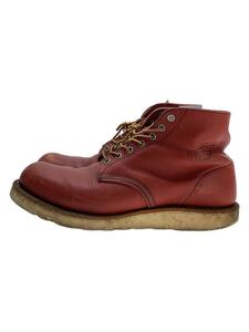 RED WING◆レースアップブーツ・6インチクラシックプレーントゥ/26.5cm/RED/8166