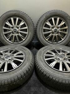 155/70R13 YOKOHAMA/ice GUARD iG60 20年製 SIBILLA 13インチ 4J ＋45 100 4H スタッドレス 4本 (南1-F551)