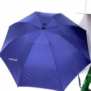 mont-bell モンベル　傘　折りたたみ傘　雨具　ブルー　青　