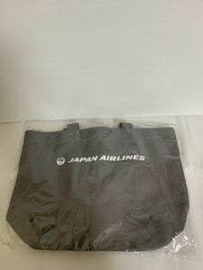 即決/未使用/未開封/JAL/JAPANAIRLINES/日本航空/トートバッグ/グレー/航空会社関連グッズ/灰色