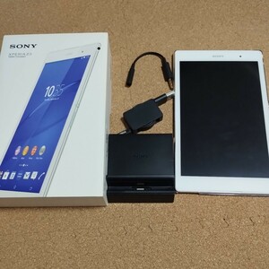 Xperia Z3 Tablet Compact SGP621 白 SIMフリー海外版 LTEモデル技適あり SONY良品