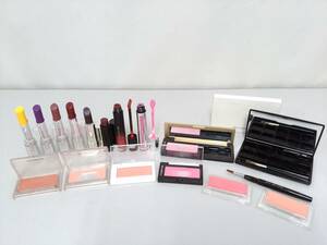 【新品含む】shu uemura シュウ ウエムラ 口紅他 リップパレットケース コスメ レフィル含む 計17点セット/チーク/リップブラシ/LIA66-6