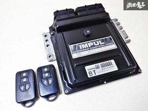 希少!! 保証付 IMPUL インパル CBA-NE51 E51 エルグランド H17/10 VQ35DE ECU エンジンコンピューター MEC36-310 キーレス付 棚L6P