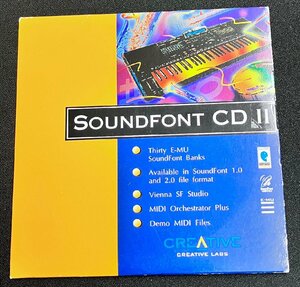 2YXS1484★現状品★SOUNDFONT CD Ⅱ CD-ROM for Sound Blaster AWE32