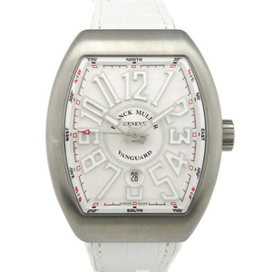 フランク・ミュラー FRANCK MULLER ヴァンガード V45SCDTACBRBC ホワイト文字盤 新品 腕時計 メンズ