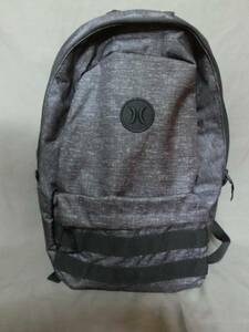 ◆USA購入 ハーレー【Hurley】渋いブラック杢デザインBACKPACK◆