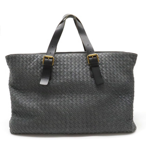 BOTTEGA VENETA ボッテガ ヴェネタ ボッテガベネタ イントレチャート トートバッグ ラージトート レザー グレー