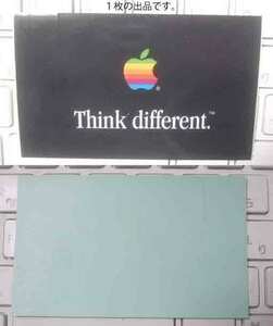 Think differentシール(レインボーカラーApple)。