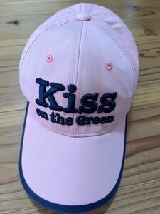 送料込み！Kiss on the Green キャップ帽子 ゴルフキャップ ピンク GOLF ゴルフウェア キスオンザグリーン CAP