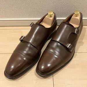 SCOTCH GRAINスコッチグレイン オデッサ ダブルモンク 910 ブラウン 茶色 日本製 27cm 革靴 ビジネスシューズ