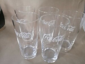 コカ・コーラ ハイボール　グラス 5個セット(未使用) Coca cola Hiball Glasses 5 ( unused