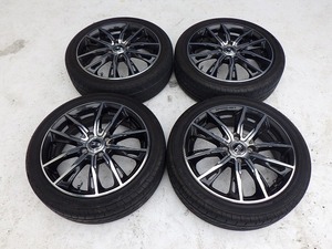 22◆ブラポリ！BROCKENブロッケン16インチ4穴PCD100アルミホイール4本★タイヤサイズ165/50R16タントLA600S軽自動車などに◆TKT