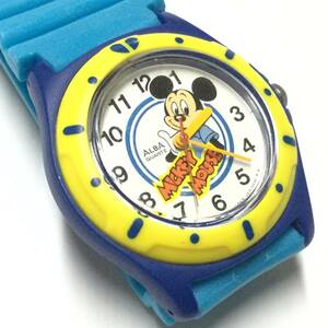 【レトロ・電池＆ベルト交換済み】セイコー アルバ ミッキーマウス 腕時計