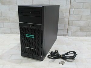 04429 Ω 新TTPC 1407m HPE【 ProLiant ML30 Gen10 】【 OS無 / Xeon E-2124 3.3GHz / 8.00GB / HDD:600GB SAS 2.5インチ ×3 】鍵付