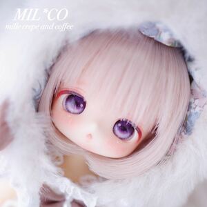 【MIL*CO】OBヘッド KAISERカスタムヘッド＋オリジナルラベルアイ　ピコニーモp、オビツ11向け