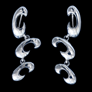 *S2169【quique】Art Jewelry SLVイヤリング SPAIN New