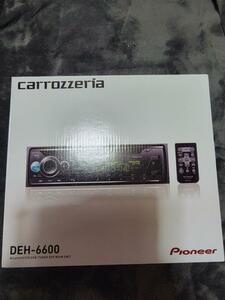 新品 正規品 カロッツェリア/パイオニア カーオーディオ 1DIN 【DEH-6600】 自動車 Bluetooth