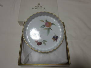 ■【ロイヤルウースター】■【イヴシャム　イブシャム　ゴールド】■【プレート　盛皿】■【未使用】■【 royal worcester Evesham】■　