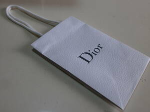 3 Christian Dior SE クリスチャン・ディオール Dior ホワイト 白 袋 紙袋 ショップ袋 ショッパー ショッピングバッグ