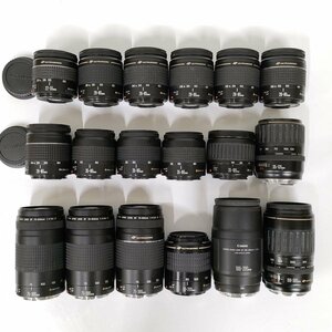 CANON EF 22-55 , 28-80 , 35-135 , 80-200 , 75-300 , 100-300 他 レンズ 18点セット まとめ ●ジャンク品 [8793TMC]