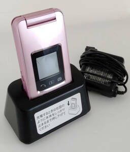 SoftBank　かんたん携帯　１０８ＳＨ　3G　ピンク　充電器付き