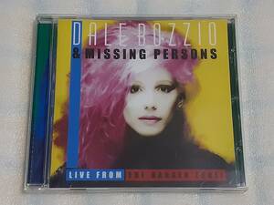 DALE BOZZIO & MISSING PERSONS/LIVE FROM THE DANGER ZONE! 輸入盤CD US 80s NEW WAVE POP ROCK ライブ