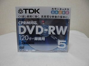 ＴＤＫ　ＣＰＲＭ対応　ＤＶＤ－ＲＷ　120分・録画用　1～2倍速記録対応　5(中古品)