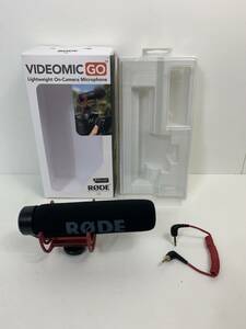 RODE VideoMic GO コンデンサー マイク ビデオ カメラ 周辺機器 ロード 中古