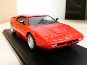 国産名車コレクション 1/43 ＢＭＷ Ｍ1 ロードバージョン 1979 赤 ② アシェット ミニカー