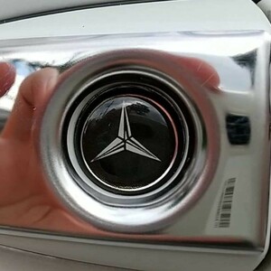 Mercedes Benz メルセデスベンツ 3D クリスタルエンブレム 14mm 鍵穴マーク 鍵穴隠し キーレス PETRONAS ペトロナス