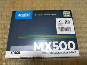 ＠Crucial クルーシャル 500GB 内蔵SSD Crucial MX500 CT500MX500SSD1/JP 新品 未開封品　　　
