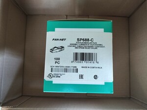 ②PANDUIT パンドウィット　モジュラープラグ　カテゴリー6　SP688-C　100個入り