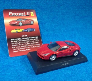 【ミニカー】京商1/64 Ferrari11 488 GTB フェラーリ KYOSHO