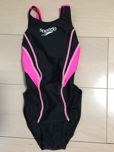 競泳水着　レディース　女の子用　ハイレグタイプ　ワンピース　スピード　Speedo FINAマーク付 120サイズ　クリーニング済